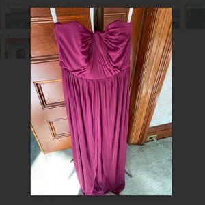 Size 8 David's Bridal Dress Sangria Color